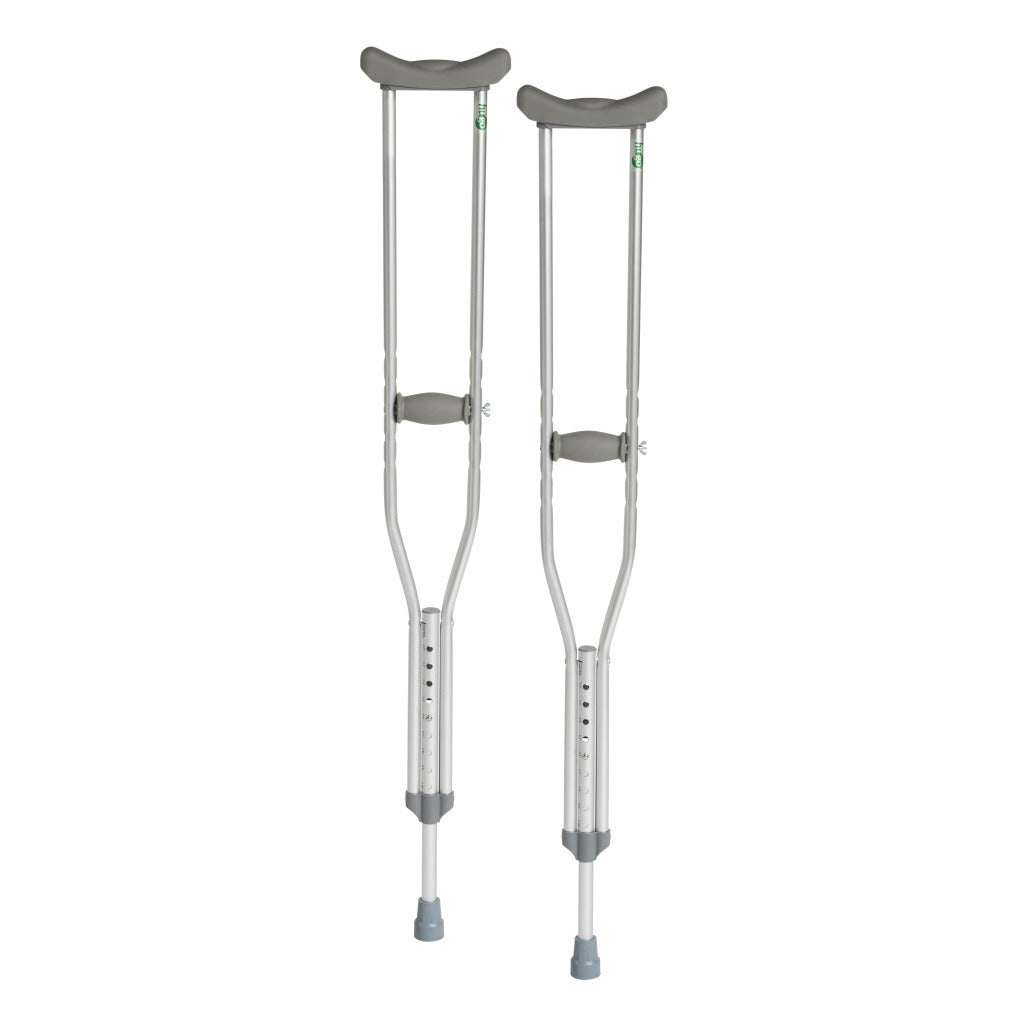 Drive Medical Hugo Comfort Max Aluminum Crutches – Lightweight, Ergonomic, Adjustable