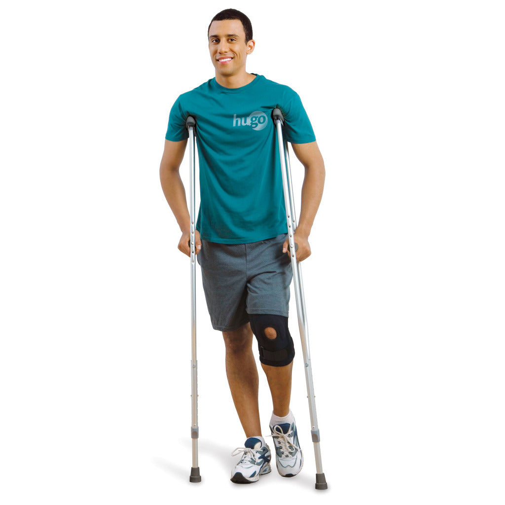 Drive Medical Hugo Comfort Max Aluminum Crutches – Lightweight, Ergonomic, Adjustable