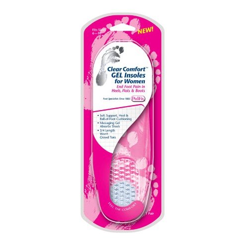Clear Comfort Gel Insoles for Women